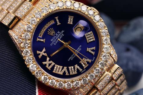 rolex president iced out|fully iced out rolex watch.